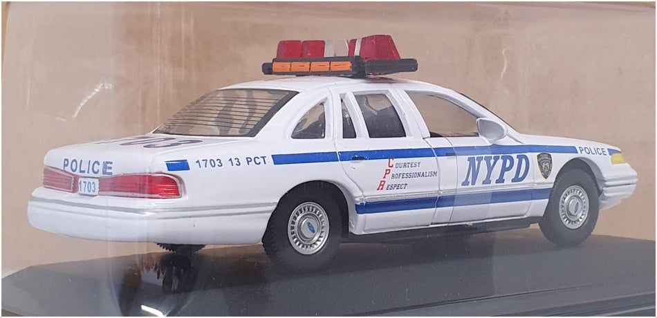 Altaya 1/43 Scale Diecast 2424E - Ford Crown Victoria NYPD 1995 - White