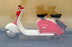 Altaya 1/24 Scale A12557 - 1957 Lambretta LD125 Motorbike - White/Red