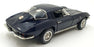 Ertl 1/18 Scale Diecast 14126X - 1963 Chevrolet Corvette - Blue