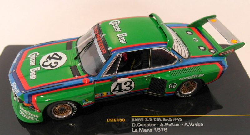 Ixo 1/43 Scale - LMC150 BMW 3.5 CSL Gr5 #43 Le Mans 1967