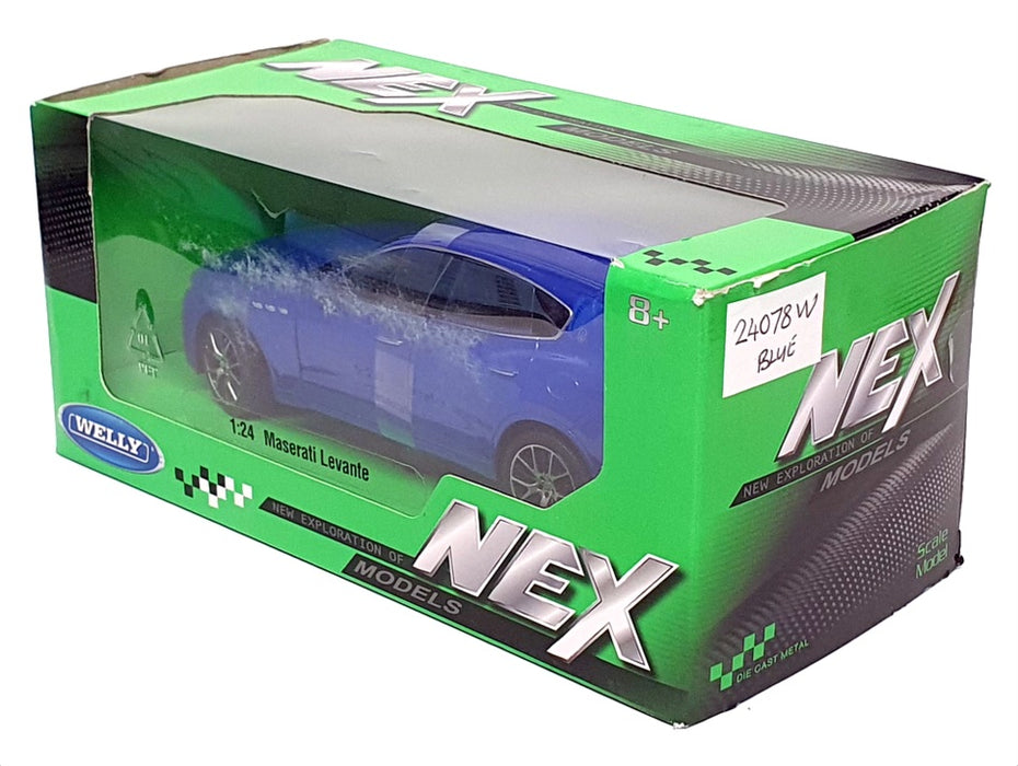 Welly NEX 1/24 Scale Diecast 24078W - Maserati Levante - Blue
