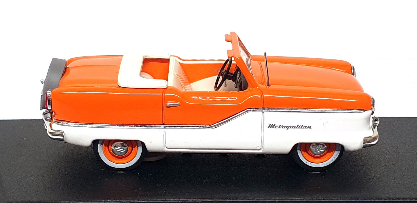 Vitesse 1/43 Scale 032 - 1959 Nash Metropolitan Conv - Orange/White