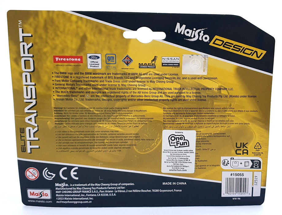 Maisto 1/64 Scale Diecast 15055 1990 Mercedes-Benz 190E/Durastar Flatbed