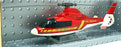 Cararama 1/43 Scale 096514 - Fire Brigade Helicopter - Red