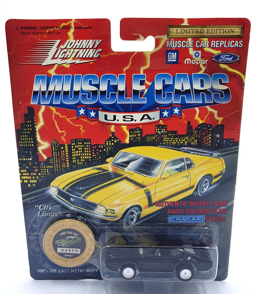 Johnny Lightning 1/64 Scale 200-170 - Muscle Cars 1969 Oldsmobile 442 - Black