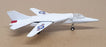 Aviones Diecast 110 - General Dynamics F 111 Swing Wing Fighter Jet - White