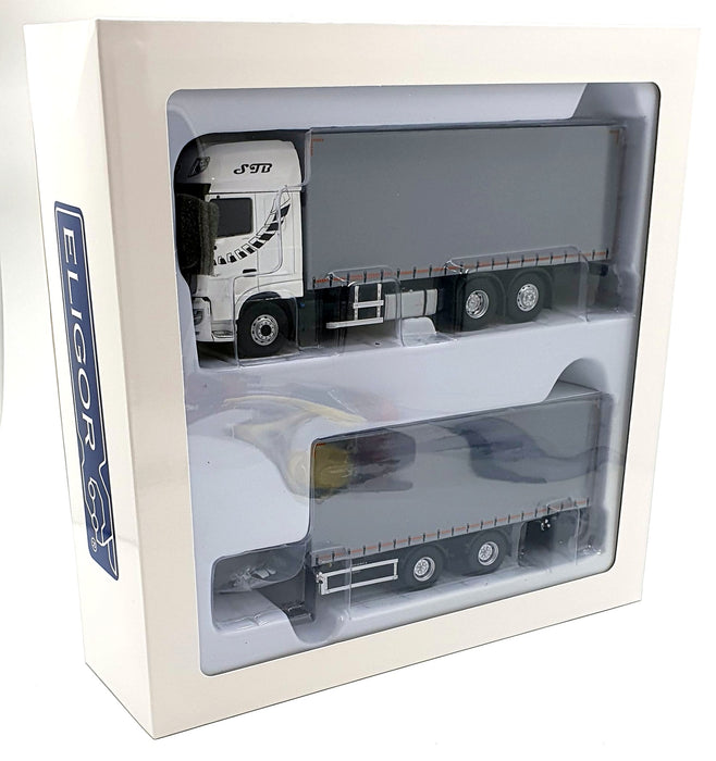 Eligor 1/43 Scale 116404 - 2017 DAF XF Camion Remorque Transporter STB