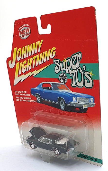 Johnny Lightning 1/64 Scale 459-01 - Super 70s 1971 Buick Riviera - Black