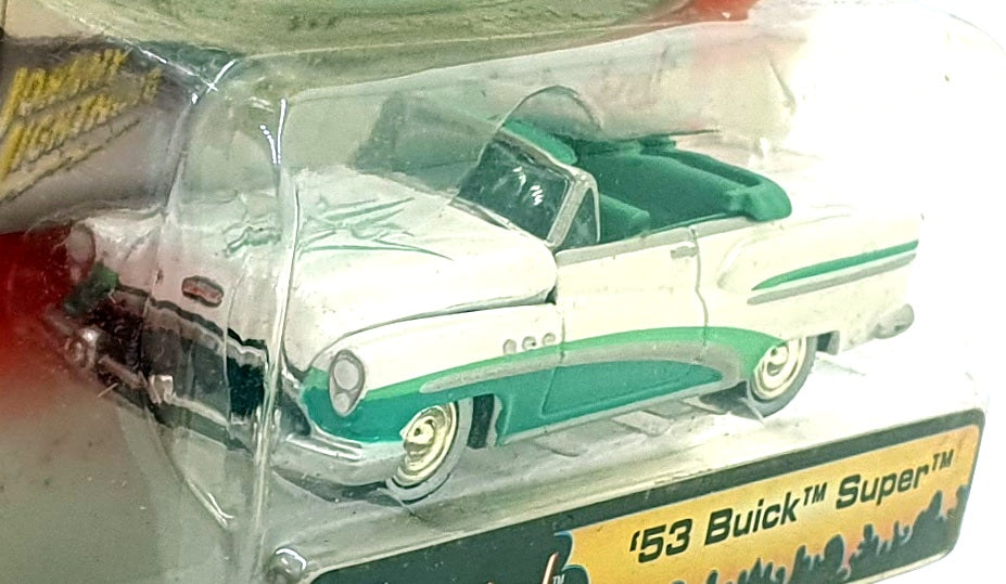 Johnny Lightning 1/64 Scale 375-08 - 1953 Buick Super - White/Green