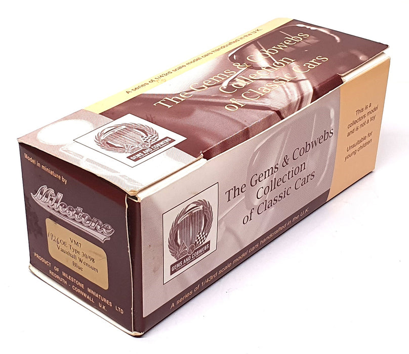 Milestone Miniatures 1/43 Scale VM7 - Vauxhall OE Type 30/98 Wensum - Blue