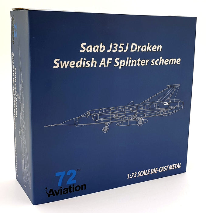 Aviation 72 1/72 Scale AV72-43-008 Saab J35UJ Draken Swedish AF Splinter Scheme