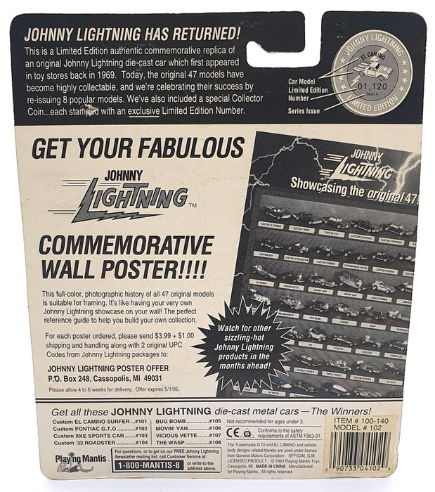 Johnny Lightning 1/64 Scale 100-140 - The Challengers Custom GTO - Green