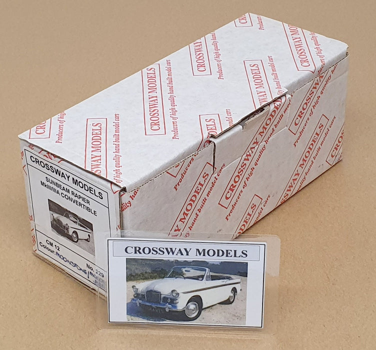 Crossway Models 1/43 Scale CM12 - Sunbeam Rapier MkIII/IIIA Convertible