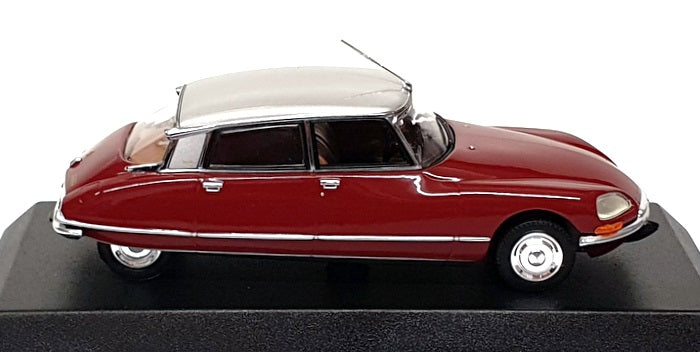 Norev 1/43 Scale 158078 - 1972 Citroen DS23 Pallas - Granada Red/Silver