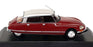 Norev 1/43 Scale 158078 - 1972 Citroen DS23 Pallas - Granada Red/Silver