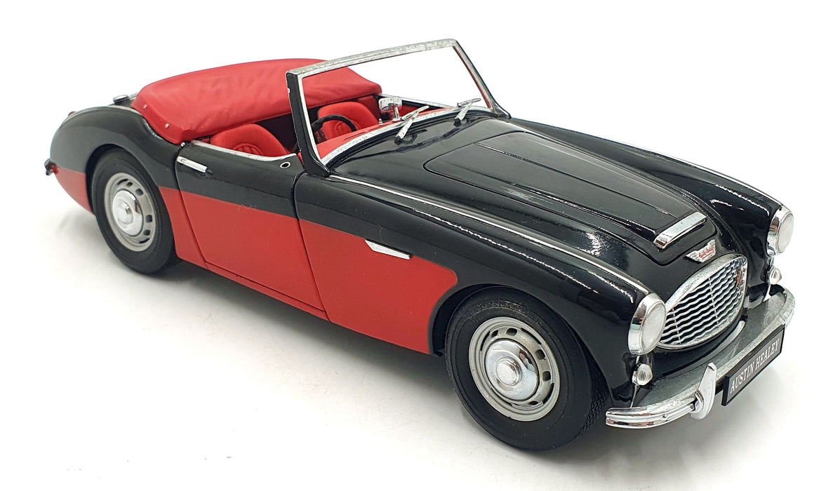 Kyosho 1/18 Scale Diecast 22426K - Austin Healey 3000 - Black/Red