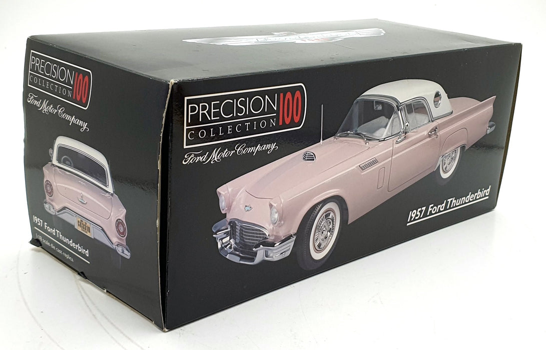 Precision 100 1/18 Scale Diecast 32889A - 1957 Ford Thunderbird - Pink
