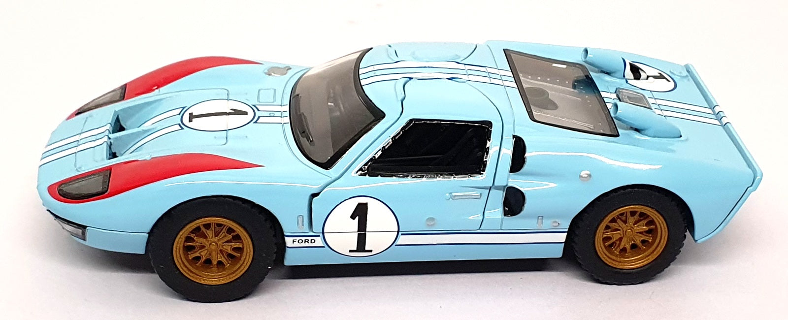 Kinsmart 1/32 Scale Pull Back & Go 276957 - 1966 Ford GT40 MKII Heritage Ed #1