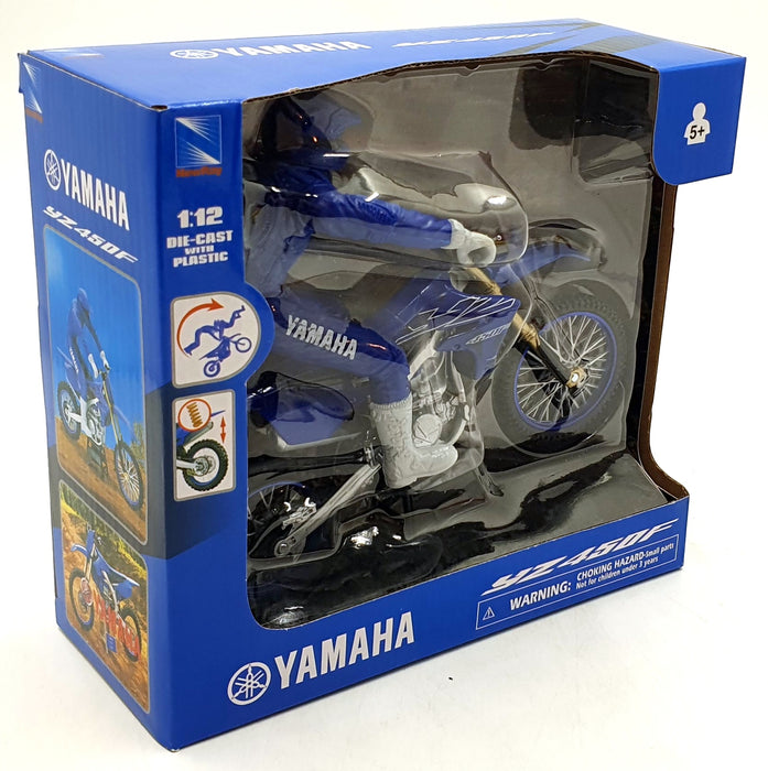 NewRay 1/12 Scale 583451 - Yamaha YZ450F Motorbike - Blue
