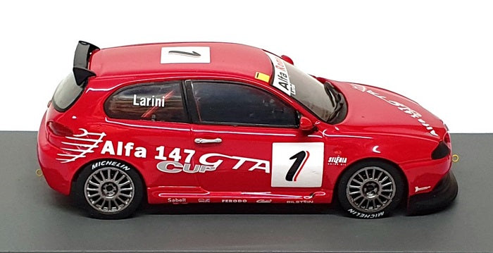 Spark 1/43 Scale S0480 - Alfa Romeo 147 GTA Cup 2003 #1 Larini - Red