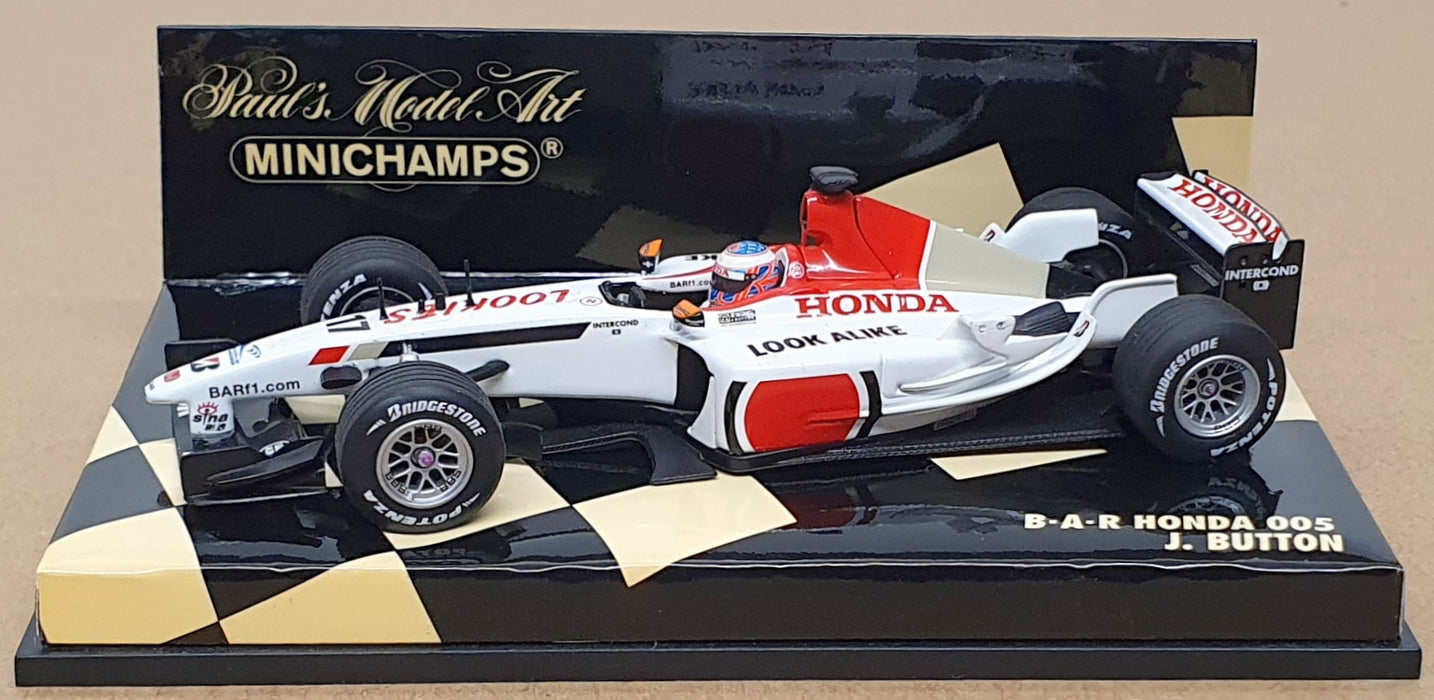 Minichamps 1/43 Scale 400 030017 - F1 B.A.R Honda 005 #17 J. Button