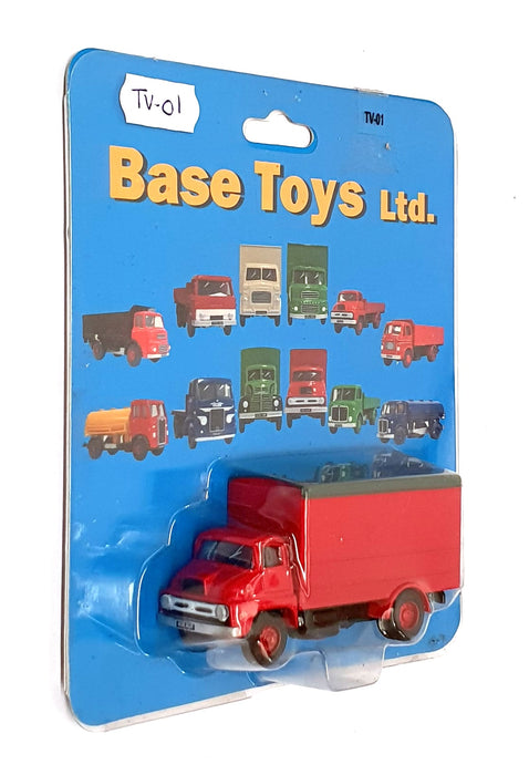 Base Toys 1/76 Scale Diecast TV-01 - Ford Thames Van - Red