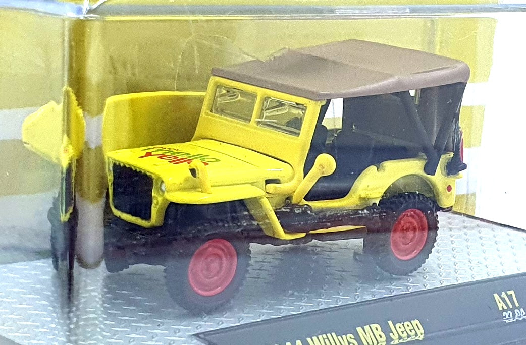 Castline M2 Machines 1/64 Scale A17 1944 Willys MB Jeep - Yellow