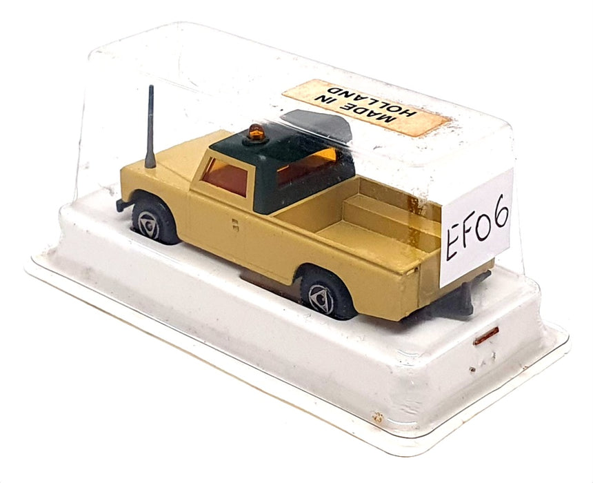 Efsi 1/63 Scale Diecast EF06 - Land Rover Pickup Truck - Yellow/Grey
