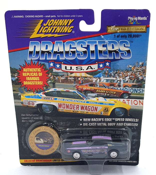 Johnny Lightning 1/64 Scale 323-07 Dragsters USA Trojan Horse - Grey