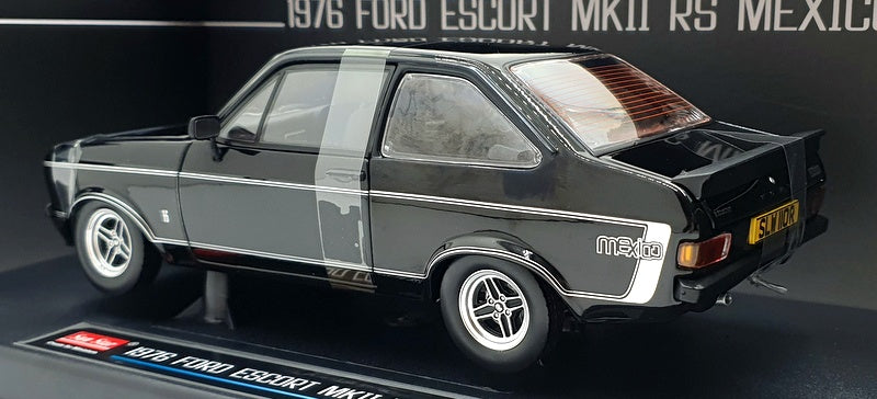 Sun Star 1/18 Scale 4634R - 1976 Ford Escort MKII RS Mexico - Black