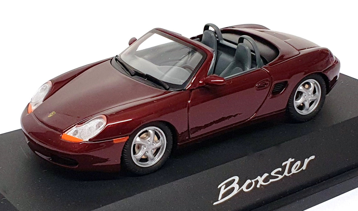 Schuco 1/43 Scale Diecast 04223 - Porsche Boxter - Dk. Red