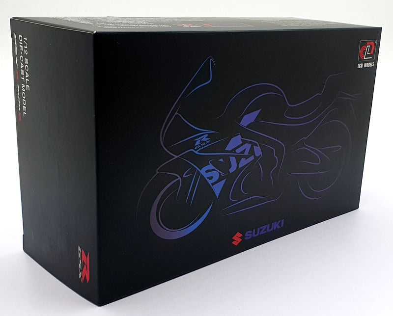 LCD Models 1/12 Scale 02136 - Suzuki GSX-R R1000 Motorbike  - White/Blue