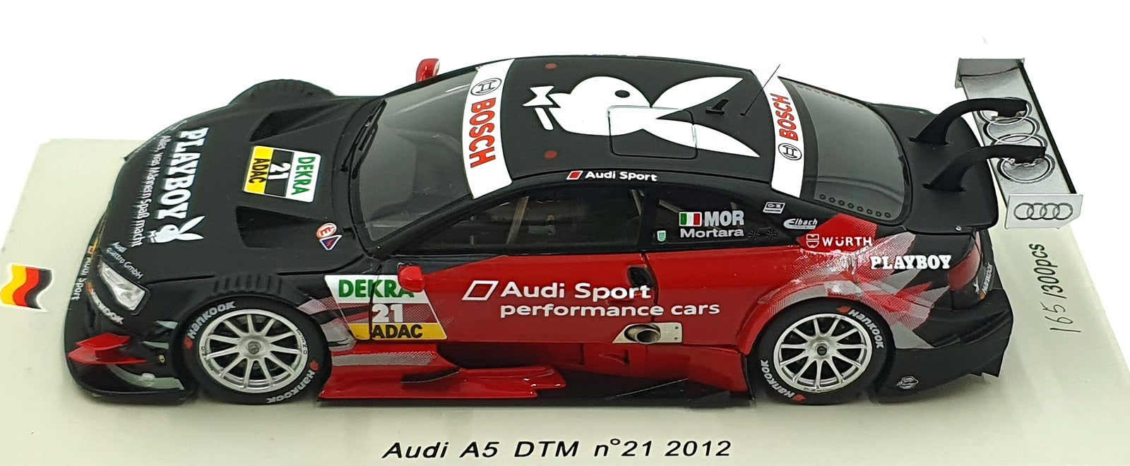 Spark 1/43 Scale SG049 - Audi A5 DTM #21 2012 - Mortara