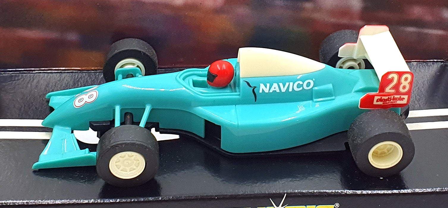 Scalextric 1/32 Scale Slotcar C613 - Formula Navico #28 - Red Helmet