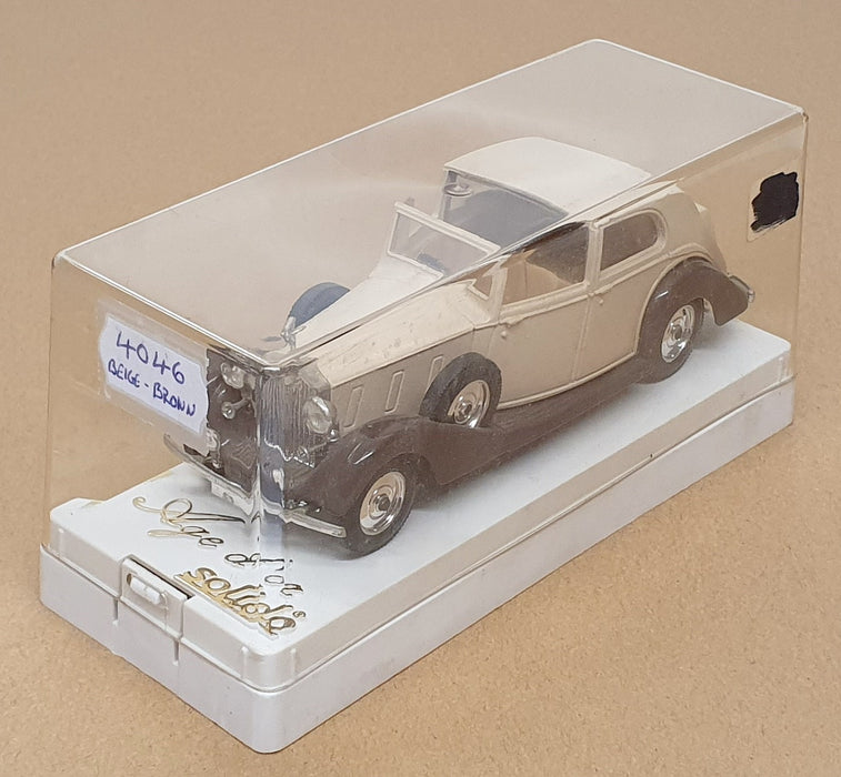 Solido 1/43 Scale Diecast 4046 - Rolls Royce Phantom - Biege/Brown