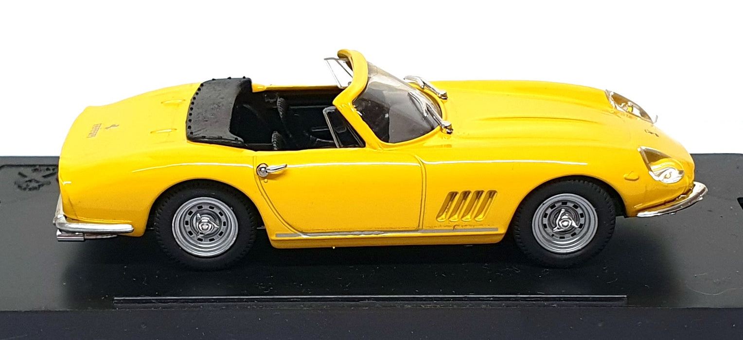 Box Model 1/43 Scale Diecast 8418 - Ferrari 275 GTB Spyder - Yellow