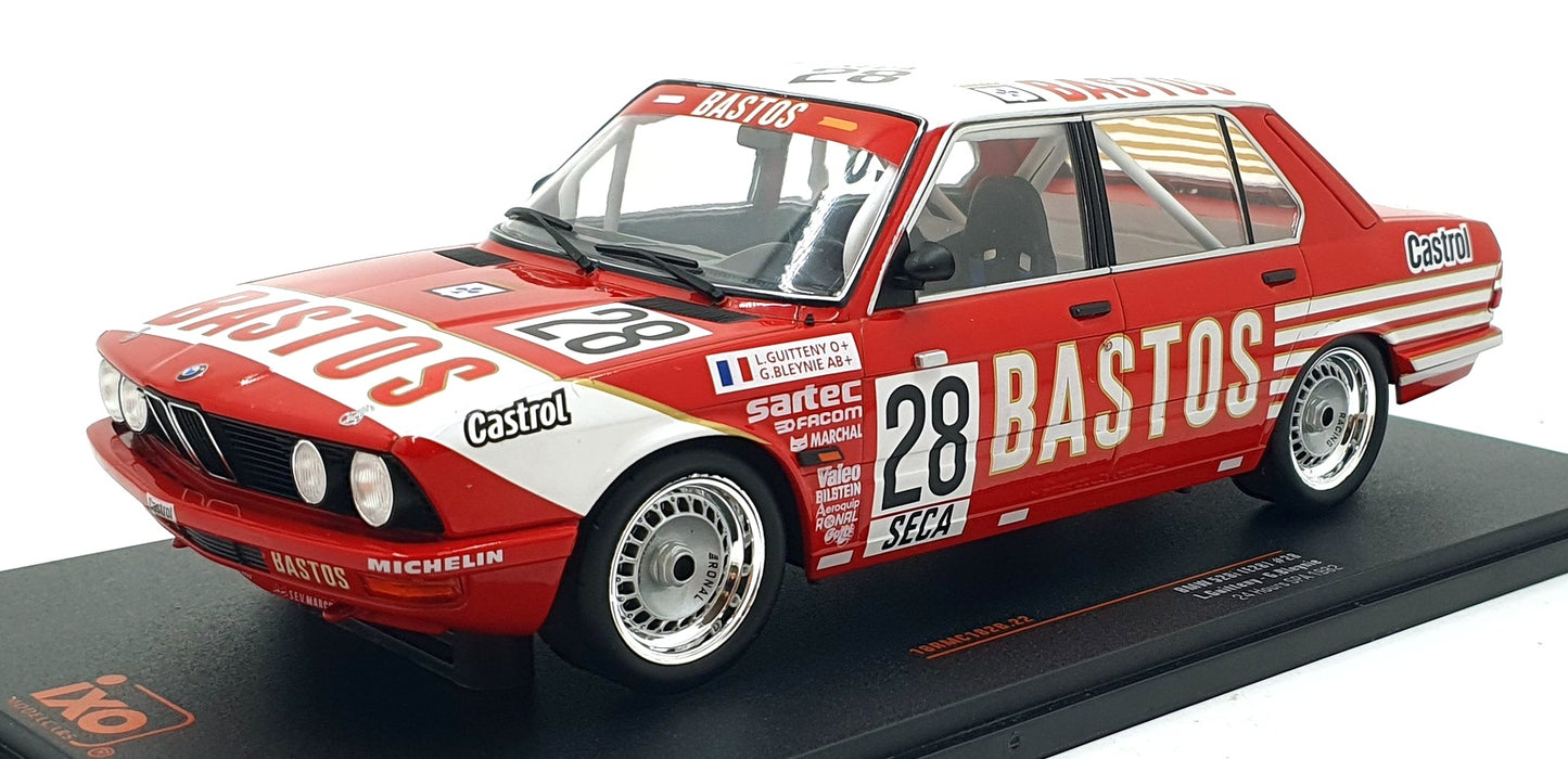 IXO 1/18 Scale 18RMC182B.22 - BMW 528i (E28) #28 24h SPA 1982