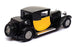 Matchbox Appx 10cm Long Diecast Y-24 - 1928 Bugatti T44 - Black/Yellow