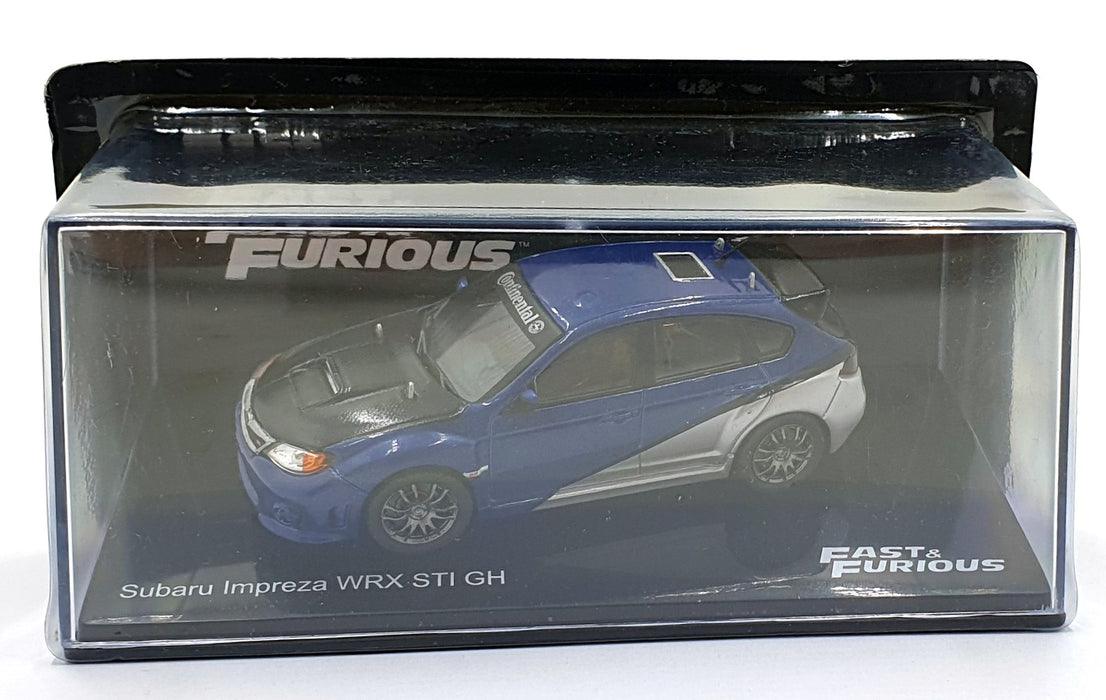 DeAgostini 1/43 Scale F220CMC050 Fast and Furious Subaru Impreza WRX STI GH Blue