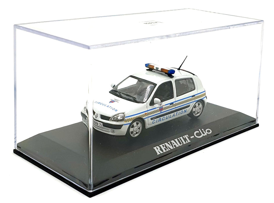 Norev 1/43 Scale 517512 - Renault Clio Police de Paris  - White