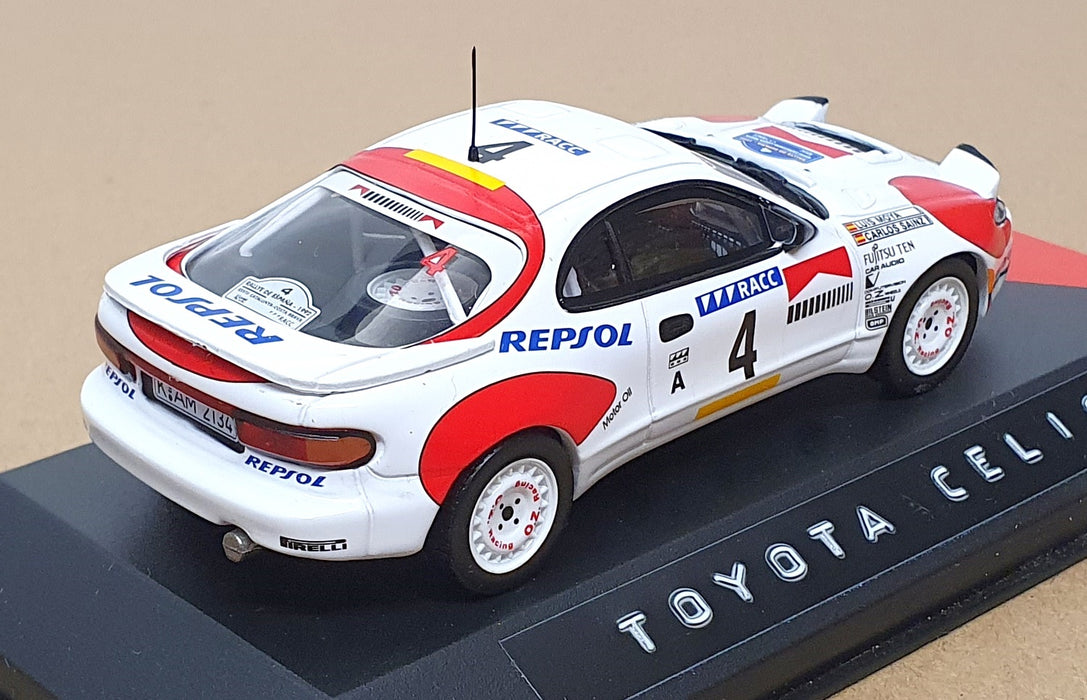 Altaya 1/43 Scale CS2134 - Toyota Celica Turbo 4WD #4 Rally Catalunya 1992 Sainz