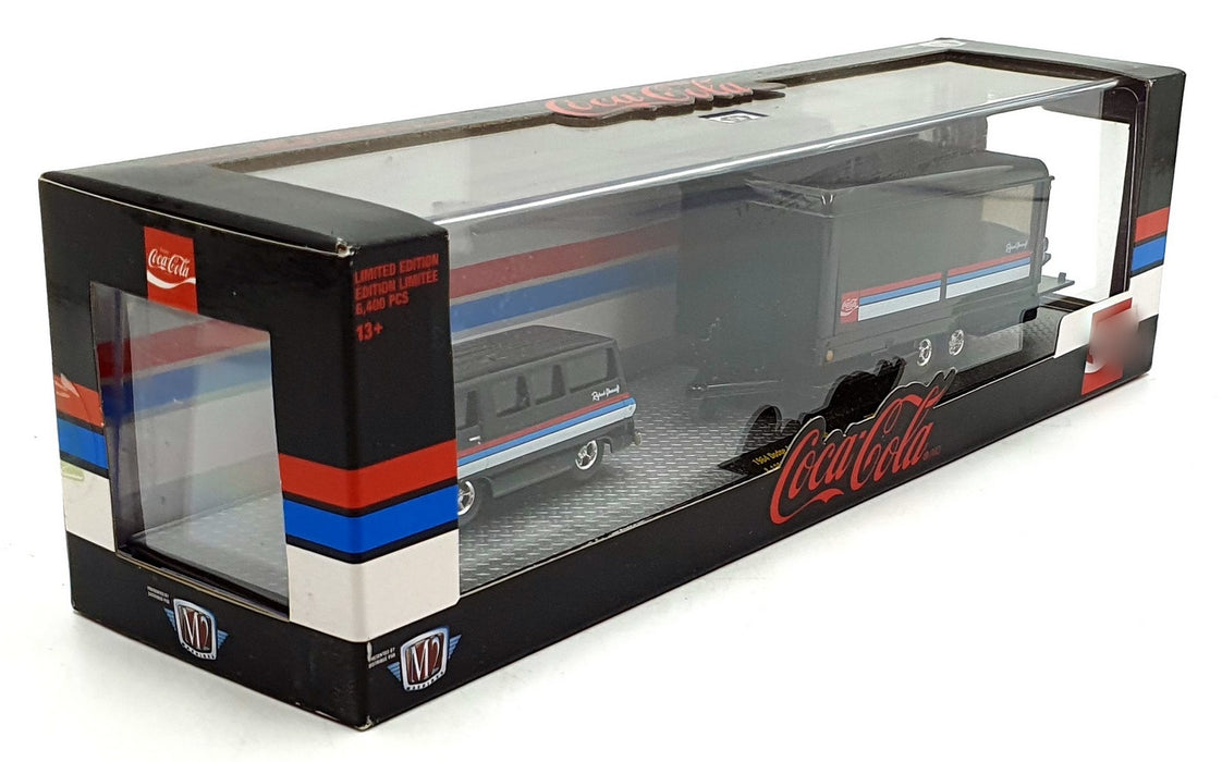 Castline M2 Machines 1/64 Scale TW09 1964 Dodge A100 Van & 1966 Charger HEMI
