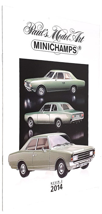 Minichamps Resin 2 2014 - A4 Fully Illustrated Colour Catalogue 15 Pages