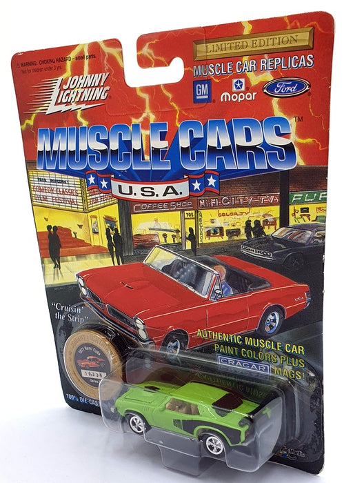 Johnny Lightning 1/64 Scale 200-130- Muscle Cars 1971 Plymouth Hemi Cuda - Green