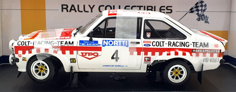 Sun Star 1/18 Scale Diecast 4856 Ford Escort RS1800 #4 3rd 1975 1000 Lakes Rally