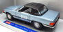 Sun Star 1/18 Scale Diecast 1141 - Mercedes Benz 350 SL Soft Top  - Blue