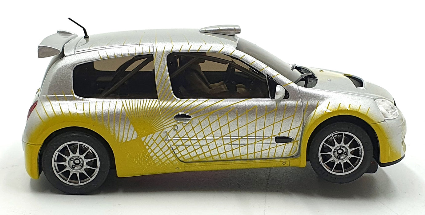 Ninco 1/32 Scale Slot Car 50297 Renault Clio Super 1600 "Showcar" Silver/Yellow