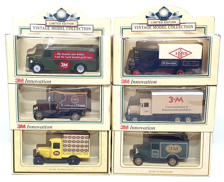 Lledo Diecast L3MIN - Set Of 6 Vans & Trucks 3M Innovation Livery