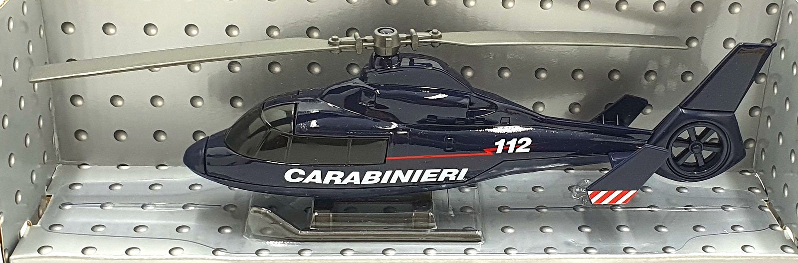 Cararama 1/43 Scale 180226A - Carabinieri Helicopter - Blue