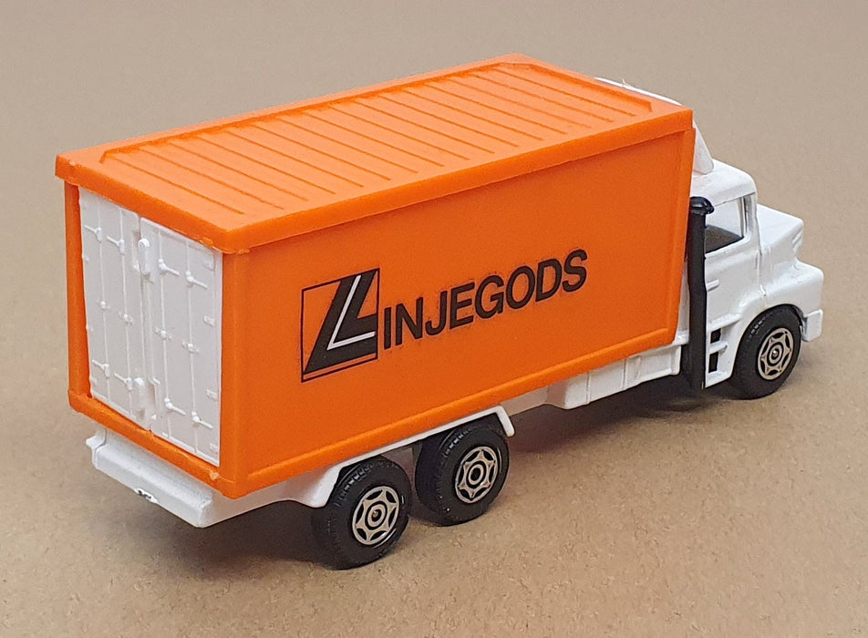 Corgi 13.5cm Long Diecast C1201 - Scania LT145 Truck Linjegods - White/Orange